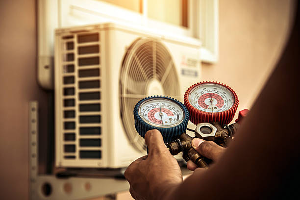 Professional Hvac technician working in West Monroe, NY